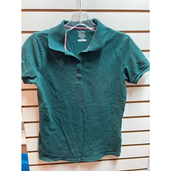 Two Kids Green Collared Uniform Shirt Size XL - Picture 5 of 7